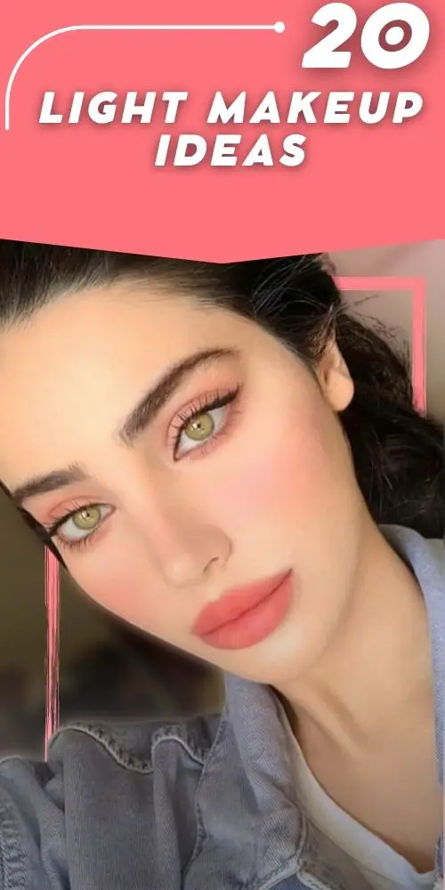 Light makeup looks - nude natural make up: 20 Ideas