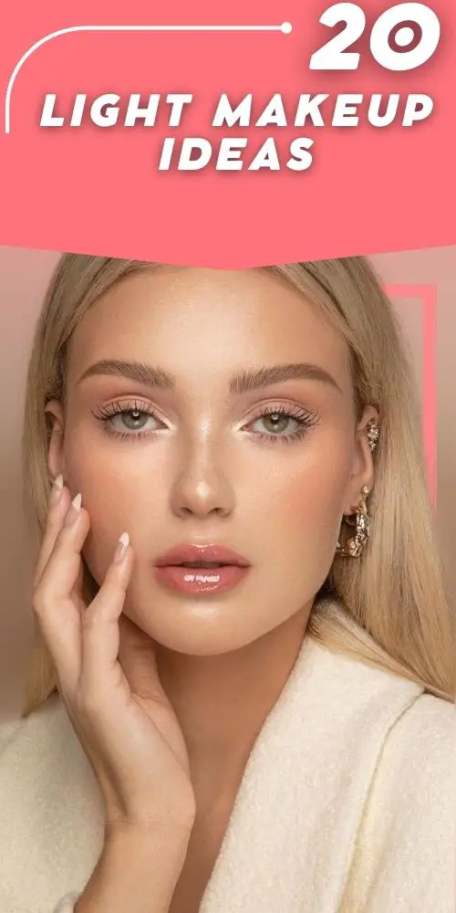 Light makeup looks - nude natural make up: 20 Ideas