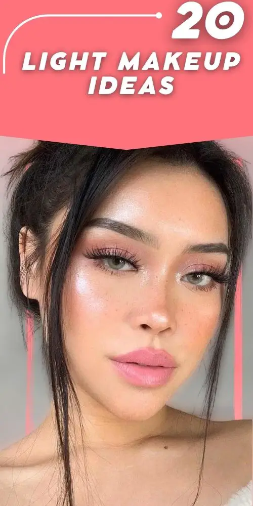 Light makeup looks - nude natural make up: 20 Ideas