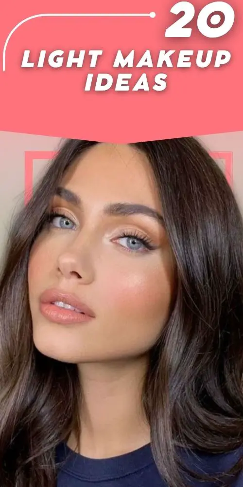 Light makeup looks - nude natural make up: 20 Ideas
