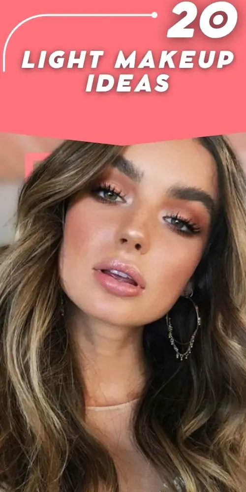 Light makeup looks - nude natural make up: 20 Ideas