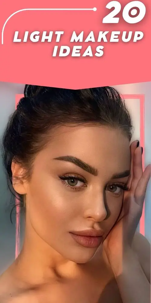 Light makeup looks - nude natural make up: 20 Ideas