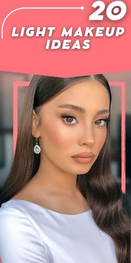 Light makeup looks - nude natural make up: 20 Ideas