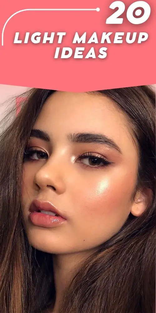 Light makeup looks - nude natural make up: 20 Ideas