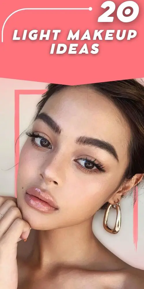 Light makeup looks - nude natural make up: 20 Ideas
