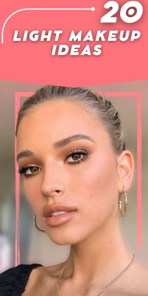 Light makeup looks - nude natural make up: 20 Ideas