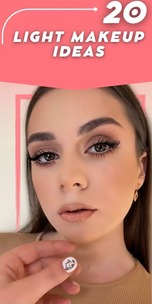 Light makeup looks - nude natural make up: 20 Ideas