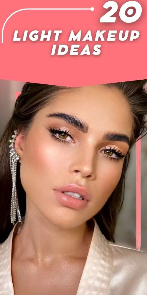 Light makeup looks - nude natural make up: 20 Ideas